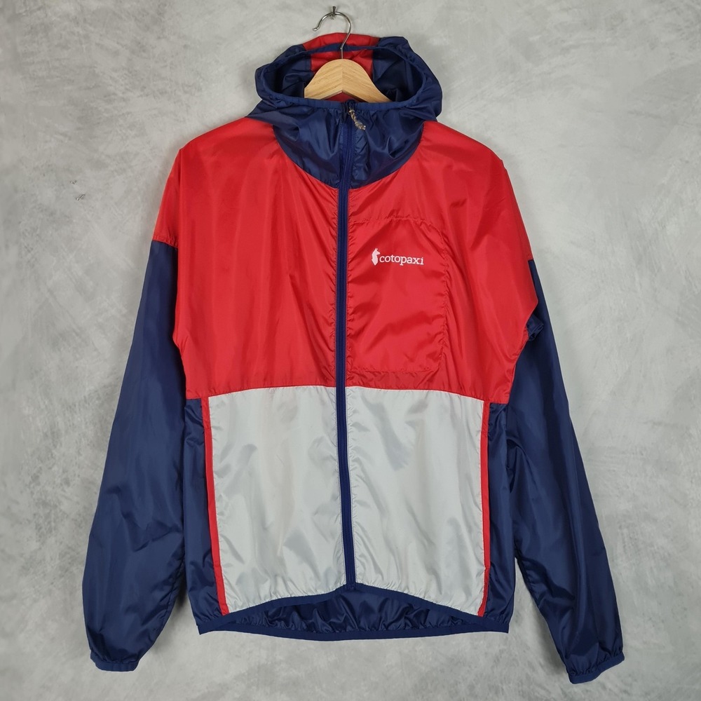 Cotopaxi Jacket Womens Small Multicolor Hooded Teca Windbreaker Lightweight